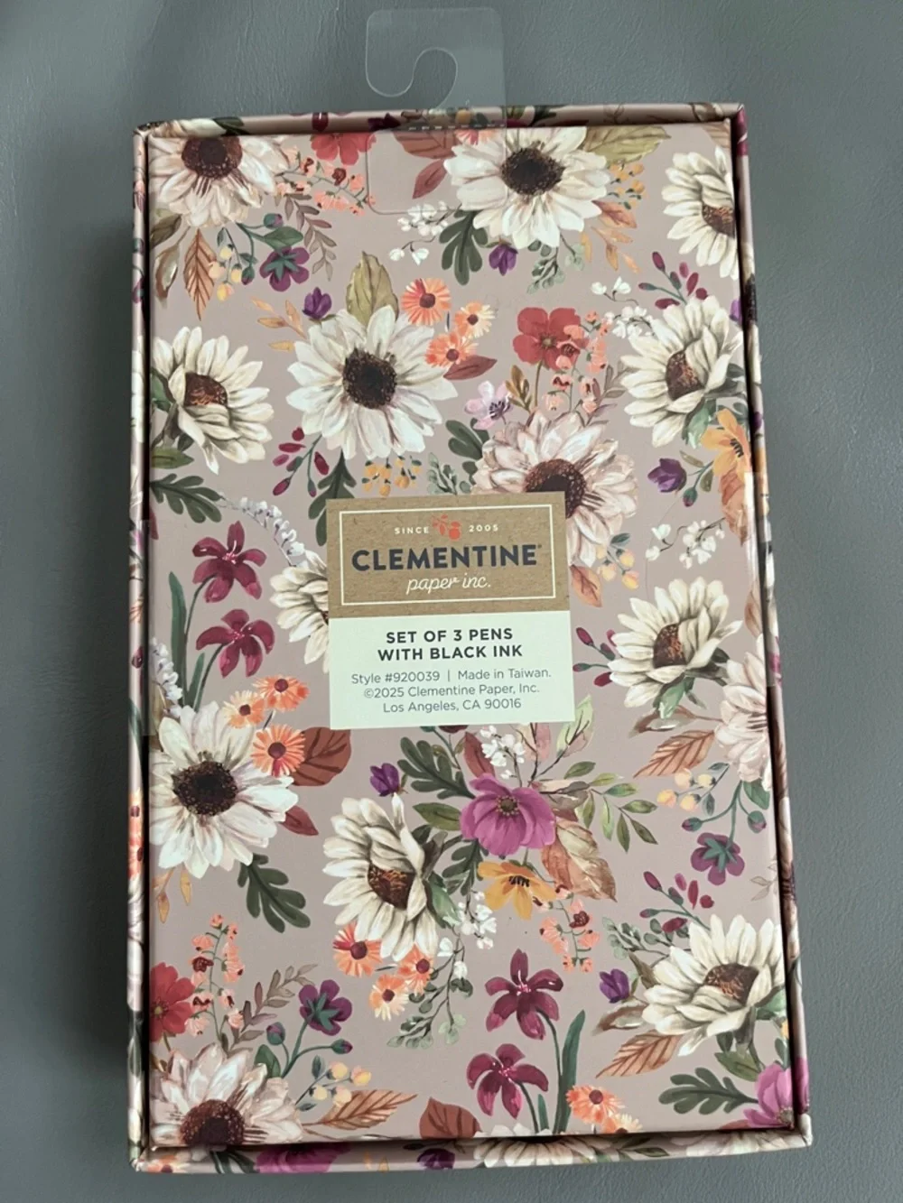 NEW Clementine Multi-Color Floral Pen Set #920039